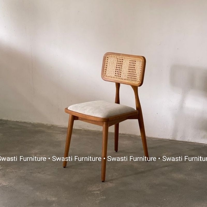 Swasti Furniture - Kursi Rotan Kotak / Kursi Kotak Rotan / Kursi Cafe Rotan / Kursi Teras Jati / Kur