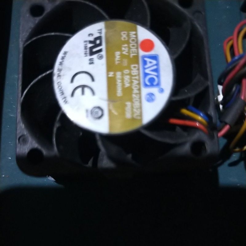 cooling fan DC 12v 4x4 tebal 2cm 0.50A