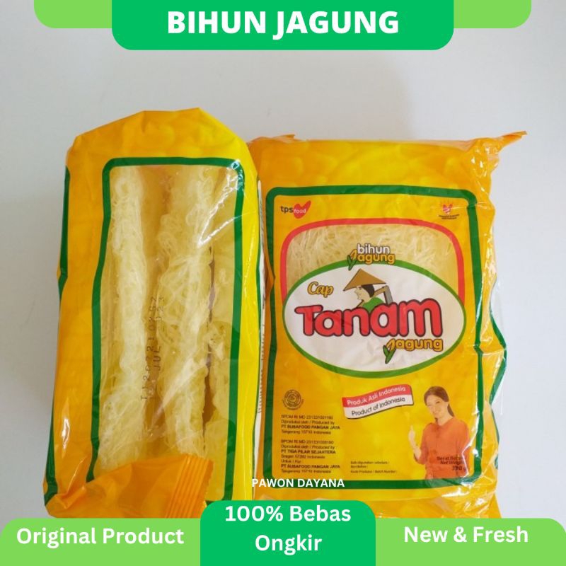 

Bihun Jagung / Bihun Jagung Cap Tanam Jagung 320gram / Bihun Jagung Kuning