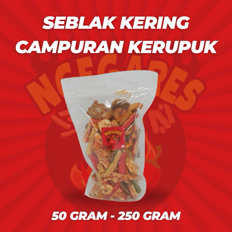 

Ngegares - Seblak kering Keripik Campuran Viral