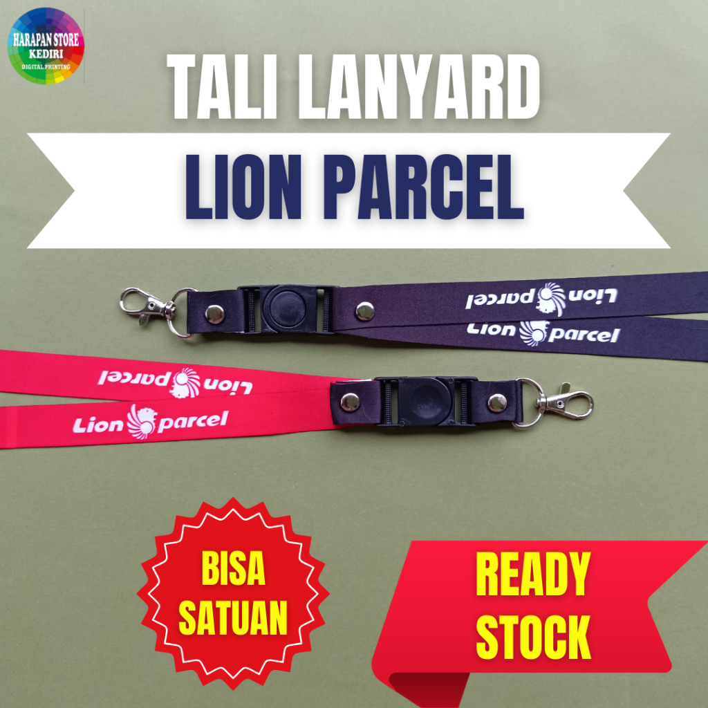

[READY STOCK] TALI LANYARD ID CARD LION PARCEL -BISA SATUAN