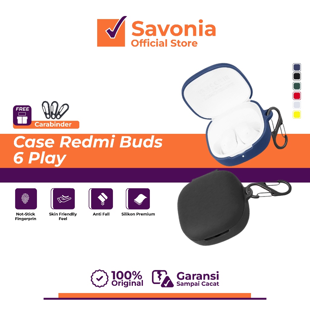 Case Cover TWS Redmi Bud 6 Play Silikon Silicon Karet