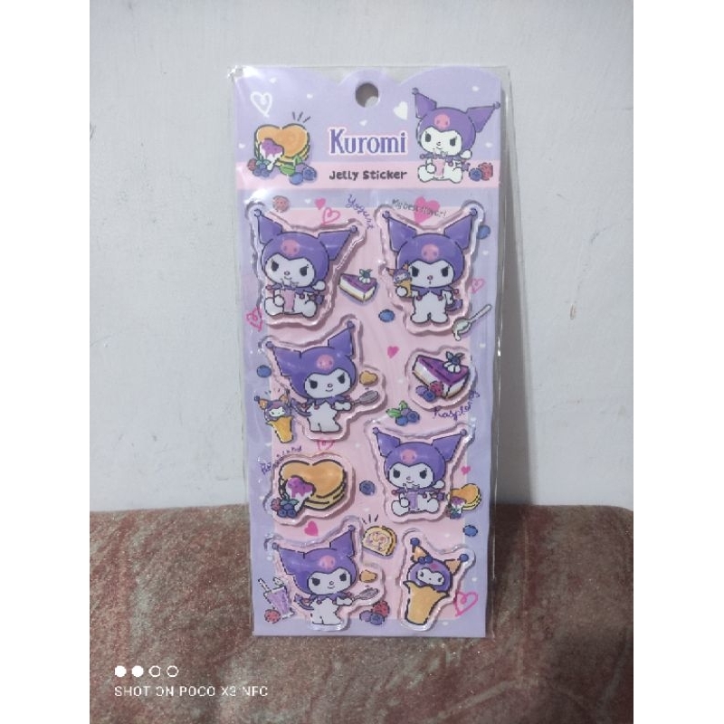 

Kuromi jelly embossed stickers
