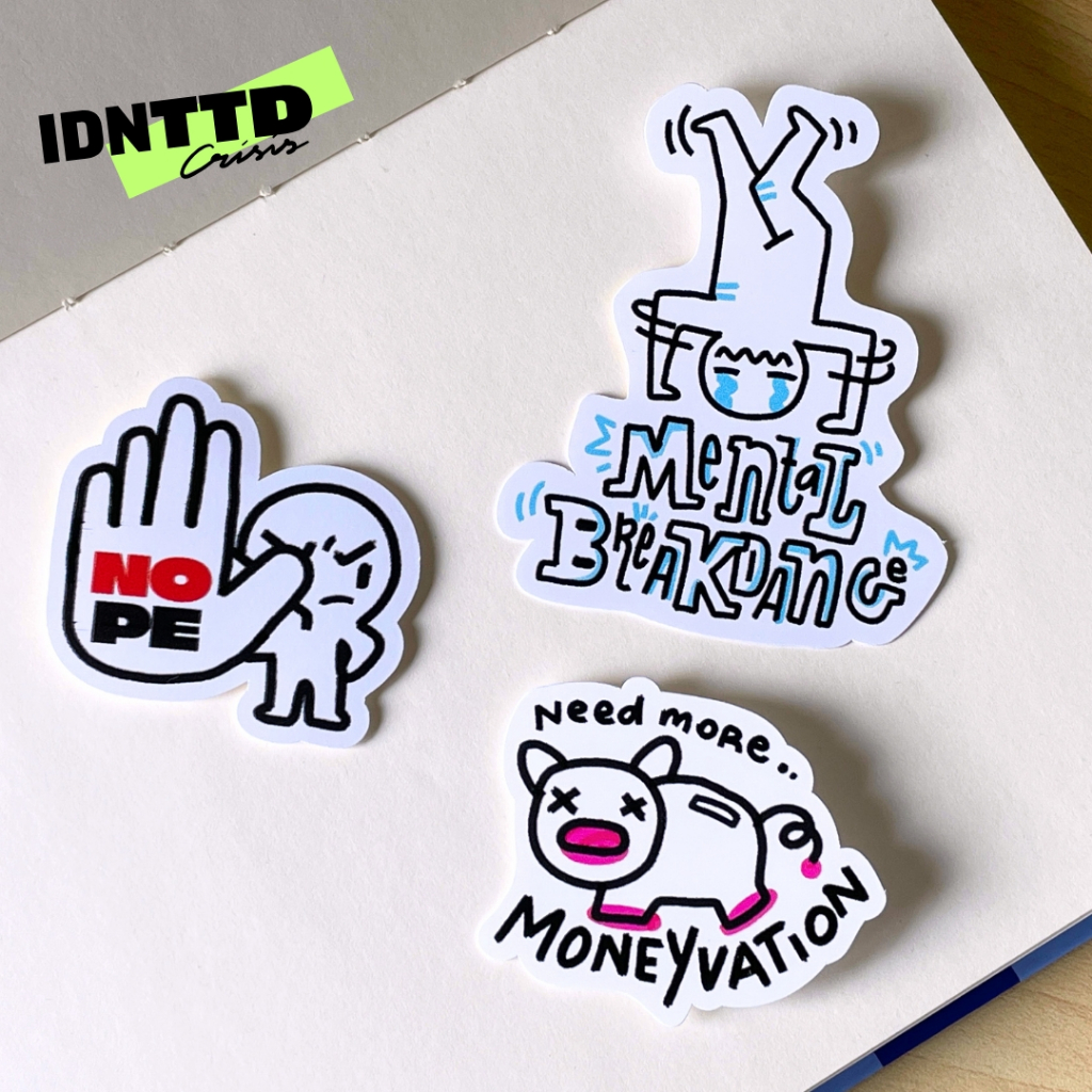 

Idnttd.crisis | CRISIS SERIES - Sticker Diecut