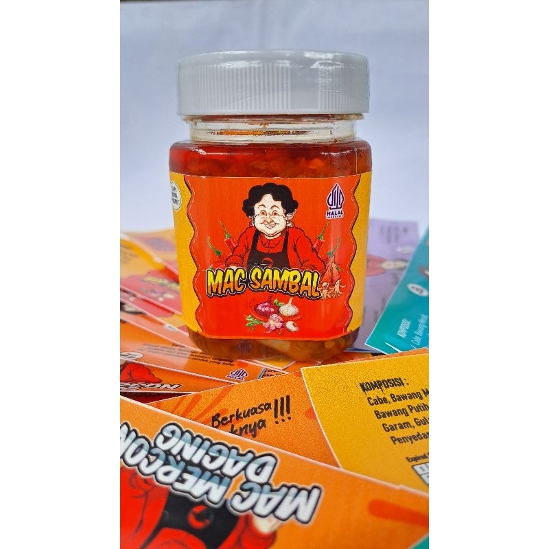 

Sambal | baby cumi Macsambal /180gr |Berkuasa enaknya|Sambal gurih |Sambal bestseller