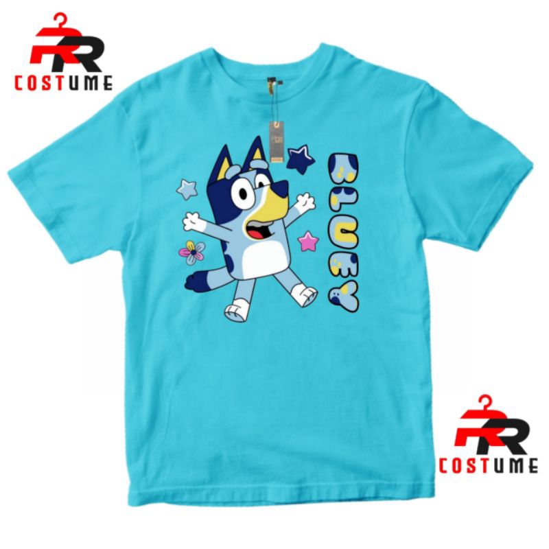 BAJU ANAK KAOS ANAK KARTUN BLUEY (FREE NAMA)