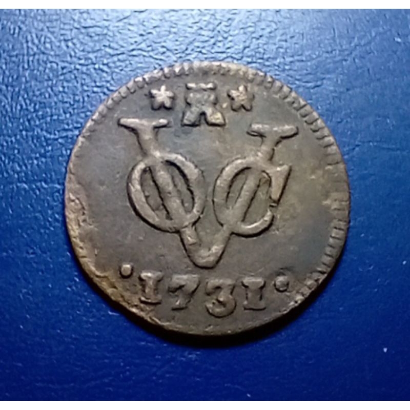 Koin VOC 1 Duit Zeeland 1731