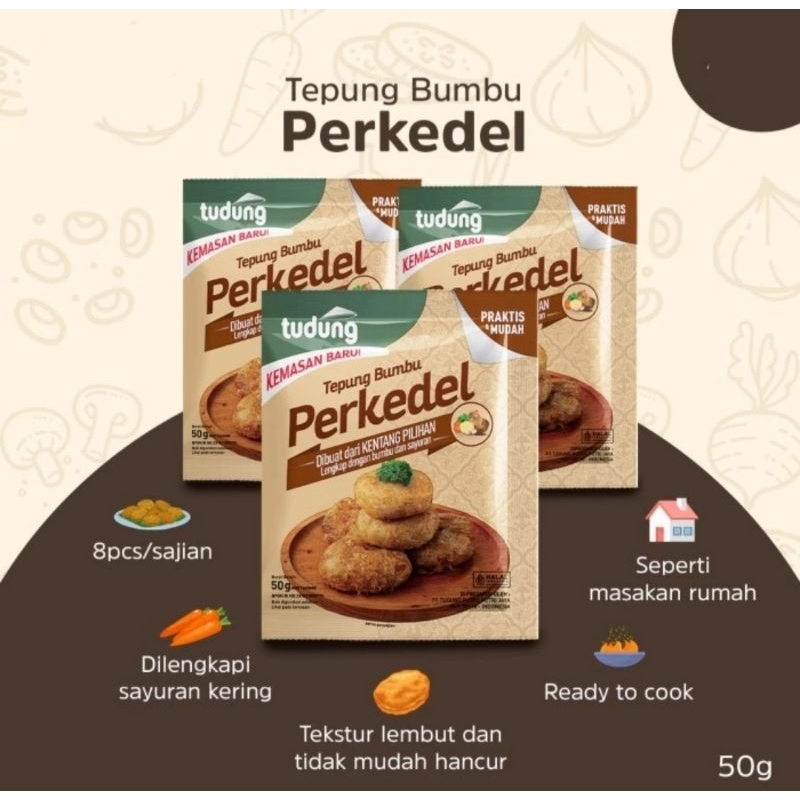 

Tudung Tepung Bumbu Perkedel (50 Gr)
