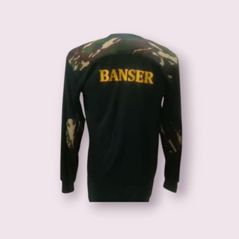 kaos lengan panjang Banser hitam
