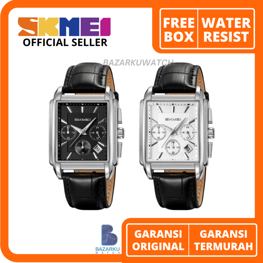 Jam Tangan Pria Skmei 2339 Jam Tangan Skmei Jam Tangan Kulit Jam Tangan Cowok Jam Skmei Jam Tangan C