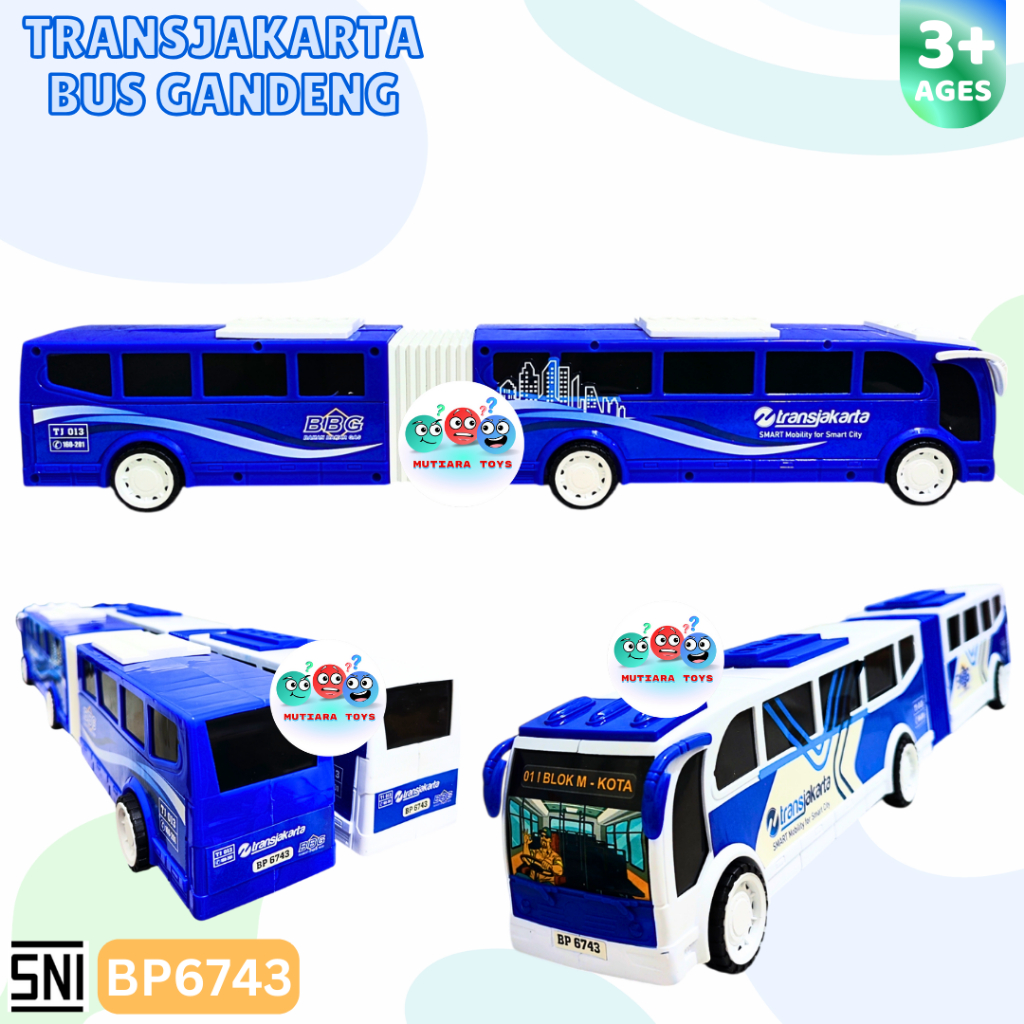 MM Mainan Bus Gandeng Transjakarta BP6743
