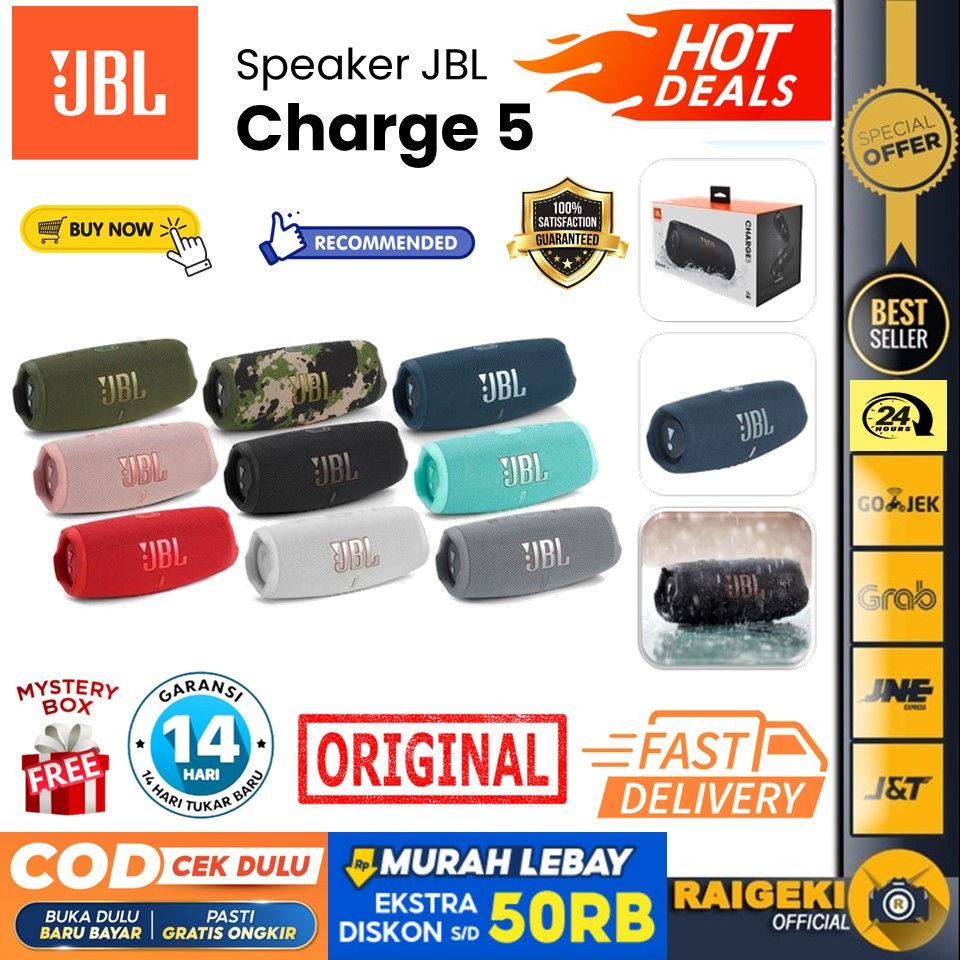 JBL Charge 5 / Charge5 Portable Waterproof Bluetooth Speaker Original