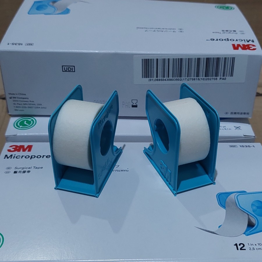 micropore 1in 3m/plester micropore 1in 3m/Plester Micropore 3M ukuran 1 in