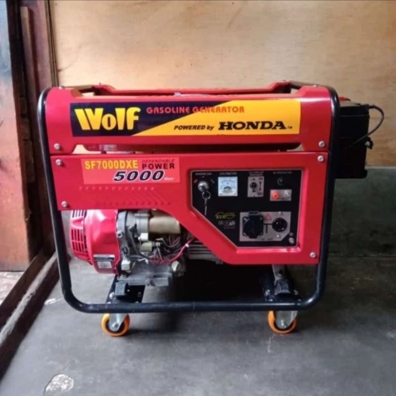Genset HONDA SF7000DXE Wolf 5500 Watt Original