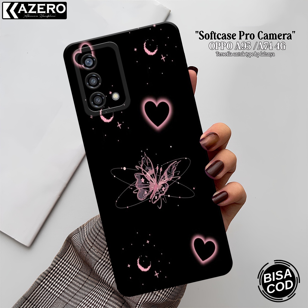 Case Hp OPPO A95 A74 4G Fashion Case Aesthetic Softcase OPPO A95 A74 4G Silikon Pro Camera Casing OP