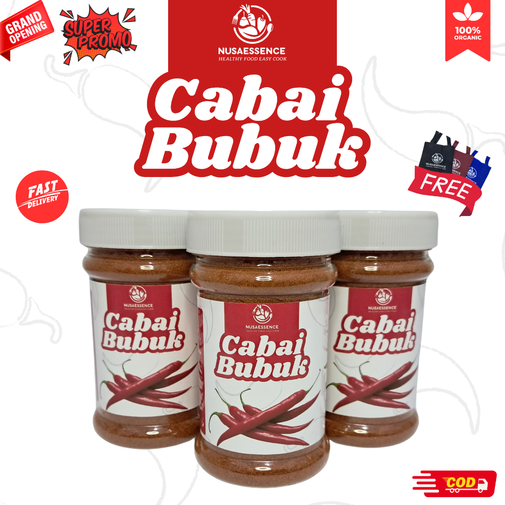 

Cabai Bubuk Chili Flakes Chilli Cabe Powder Flake Super Pedas Cayenne Repper Gocugaru Korea Premium Quality Rempah Bubuk