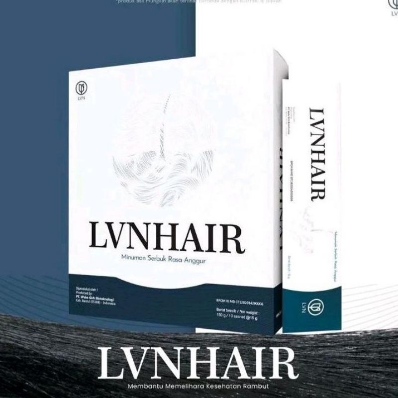 

LvnHair Menutrisi-Merawat & Menguatkan Rambut BPOM 100%Original