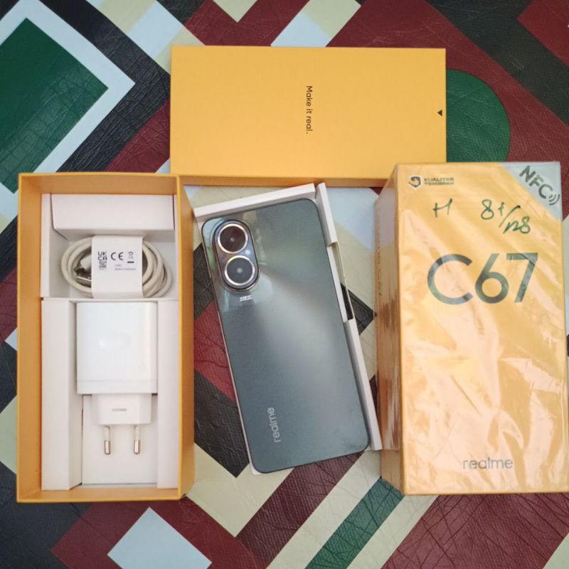 REALME C67 8/128 SECOND FULLSET ORI