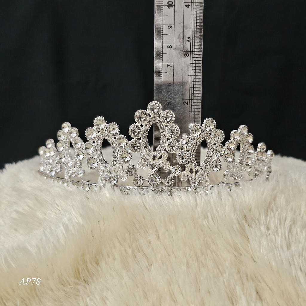 RB Mahkota Wisuda Hijab Remaja Silver+Gold M3737