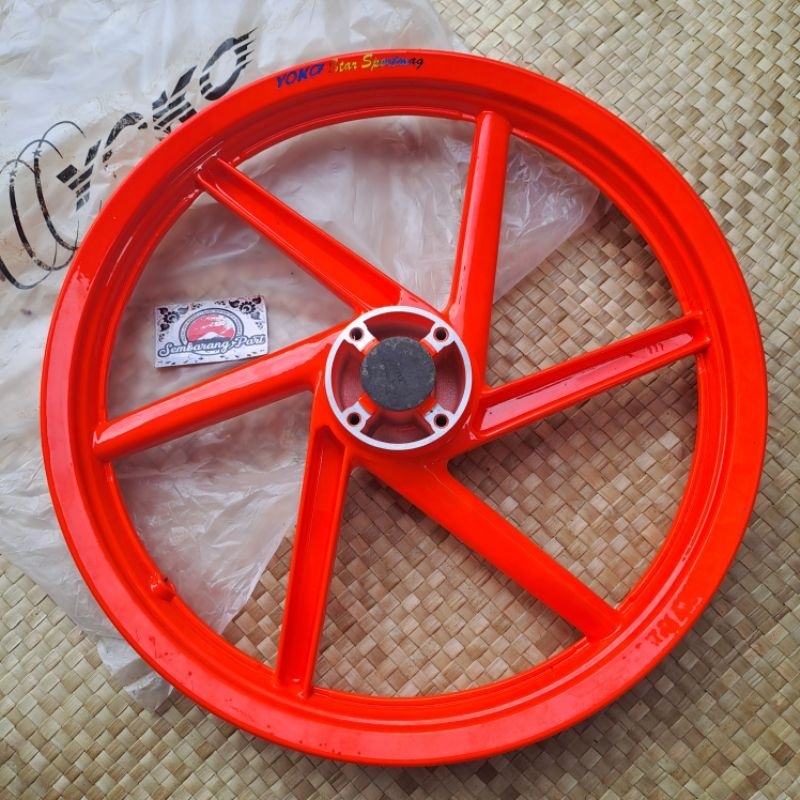 VELG DEPAN RACING YAMAHA FIZR FIZ R F1ZR 125Z JUPITER NOS ORIGINAL YOKO