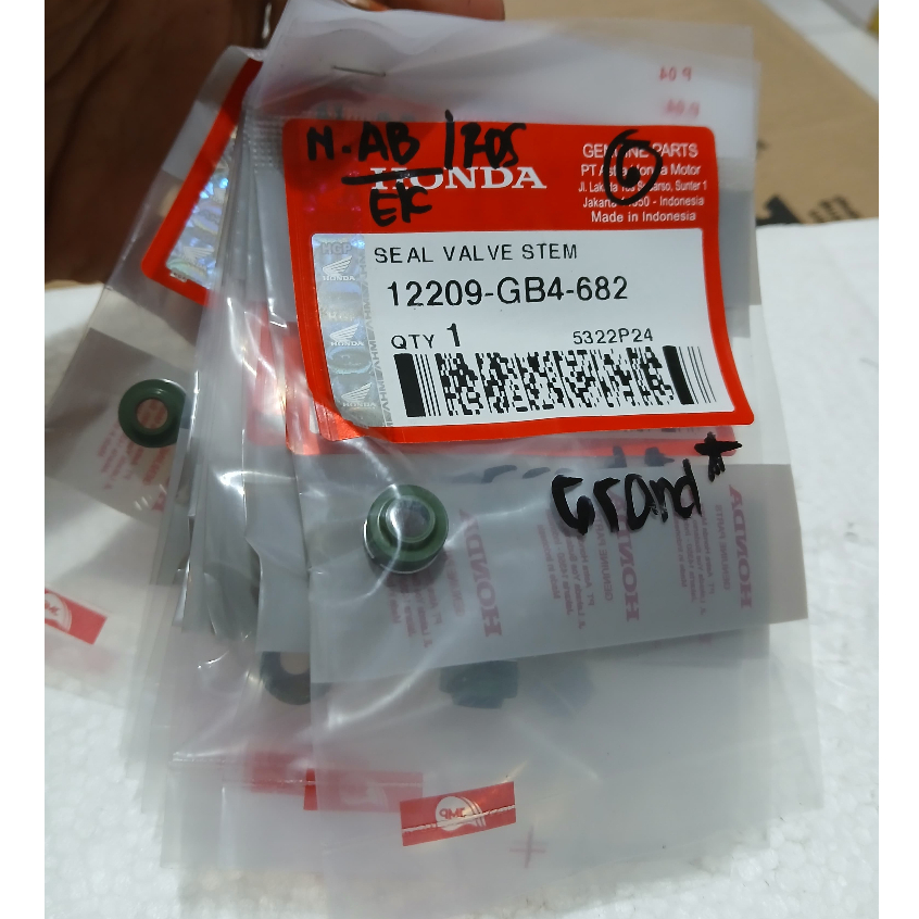 SEAL SIL KLEP GRAND SUPRA X 125 FI BEAT FI VARIO 125 ESP MEREK AHM ORI
