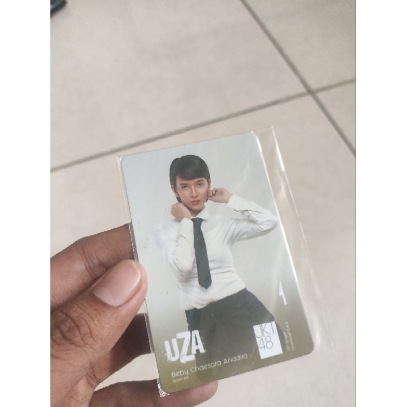 music card [rare] beby uza jkt48