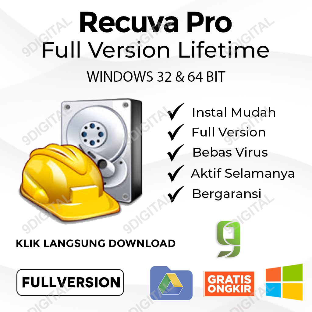 Recuva Pro File Data Recovery v.1.54 Terbaru Full Version Lifetime