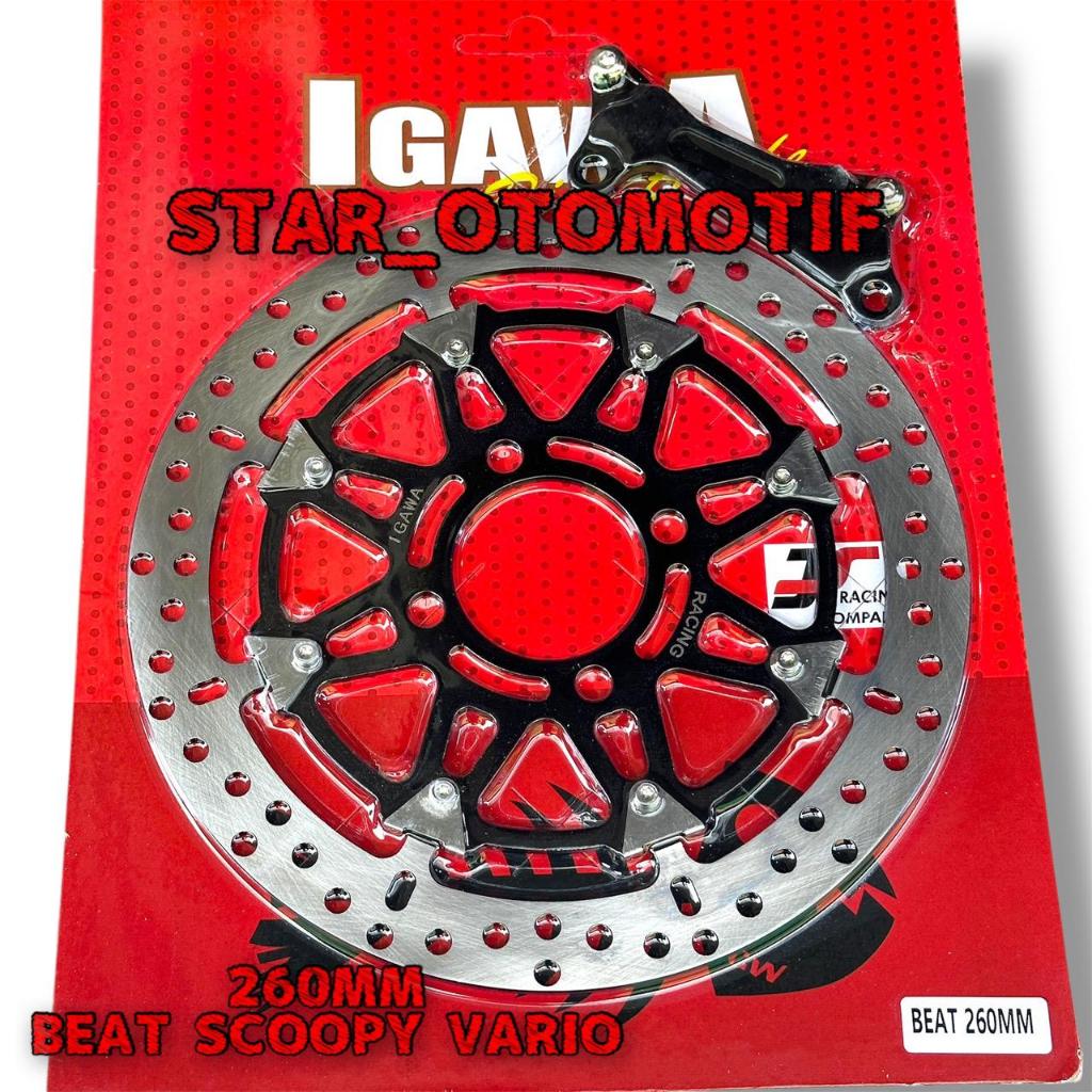 piringan cakram / disc cakram 260mm beat vario scoopy genio spacy disc IGAWA - T-DRIVE
