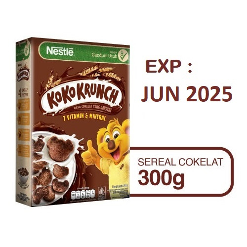 

KOKO KRUNCH 300gr Sereal Gandum Coklat NESTLE (EXP JUN 2025)