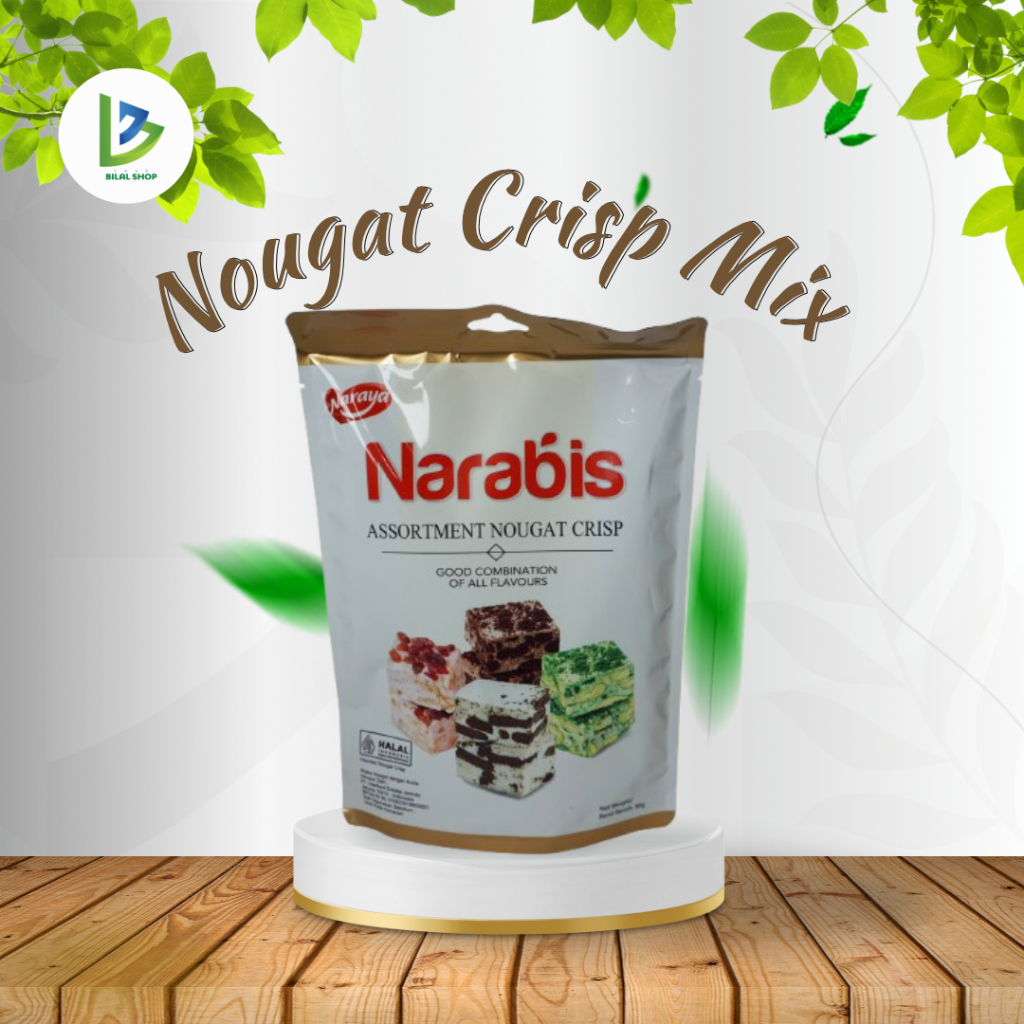 

NOUGAT CRISP - NARAYA NARABIS - mix rasa 90g