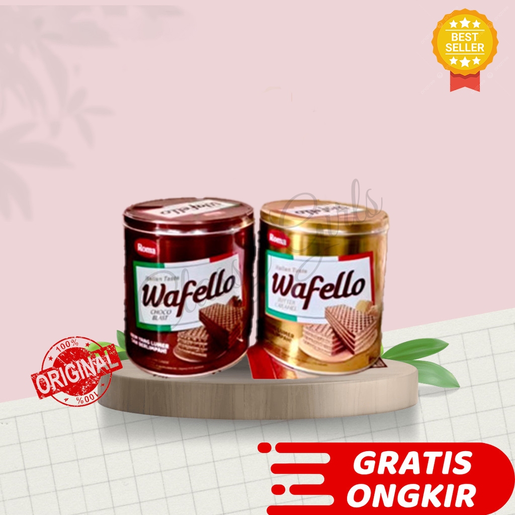 

WAFELLO WAFER COKLAT KALENG 234 GRAM