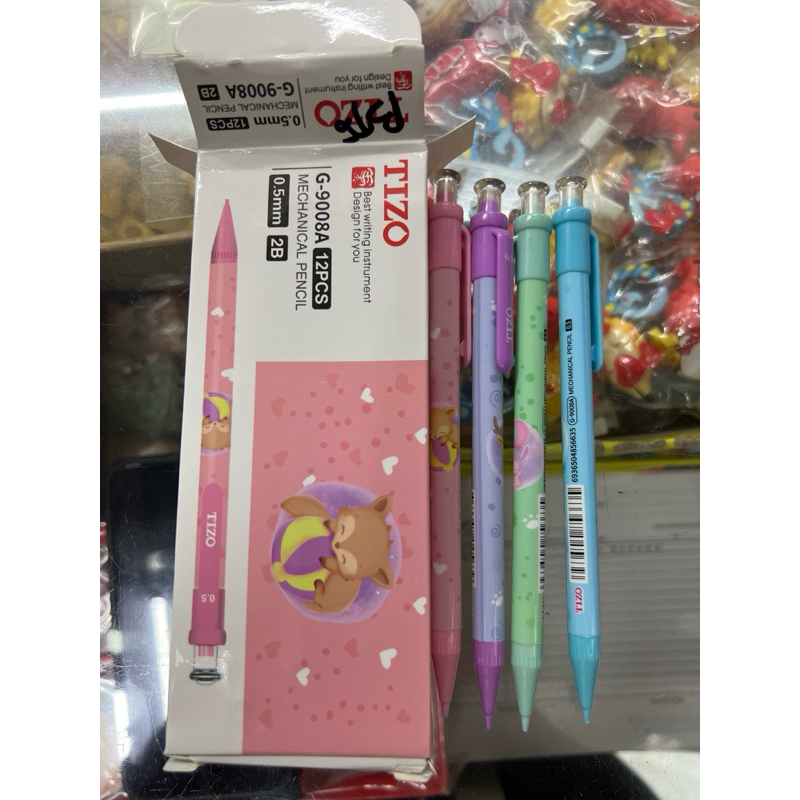 

Pensil Mekanik TIZO 0.5mm, 2.0mm polos dan fancy lucu cocok untuk perlengkapan kantor dan sekolah anak