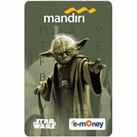 e-Money by Mandiri Edisi Star Wars Yoda