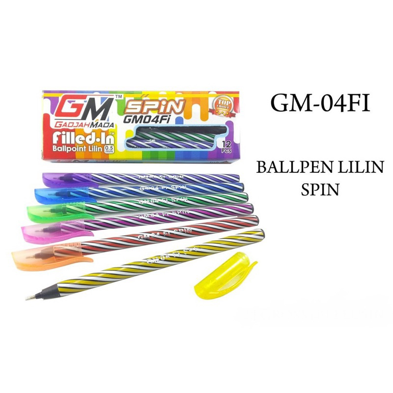 

Pulpen lilin GM Spin Gm04fi /pen lilin /pulpen murah Satuan