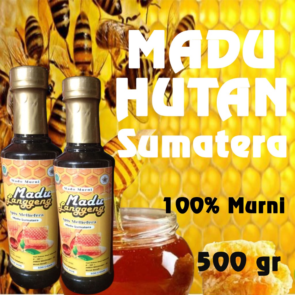 

Raw Madu Hutan /Madu Hutan 100% / Madu untuk Clasik Enzyme / Madu Hutan Sumatra 500 gram