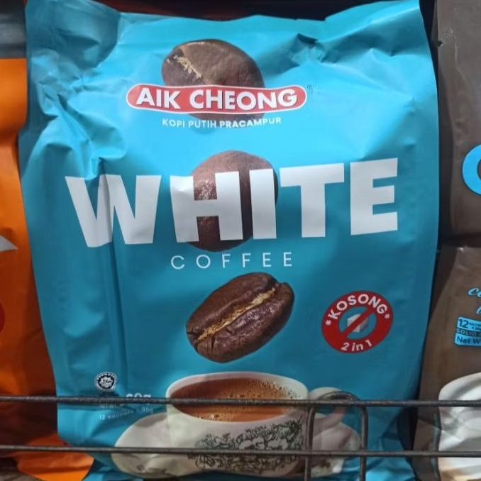 

Aik Cheong White Coffee Kosong TANPA GULA 2in1 Isi 12s