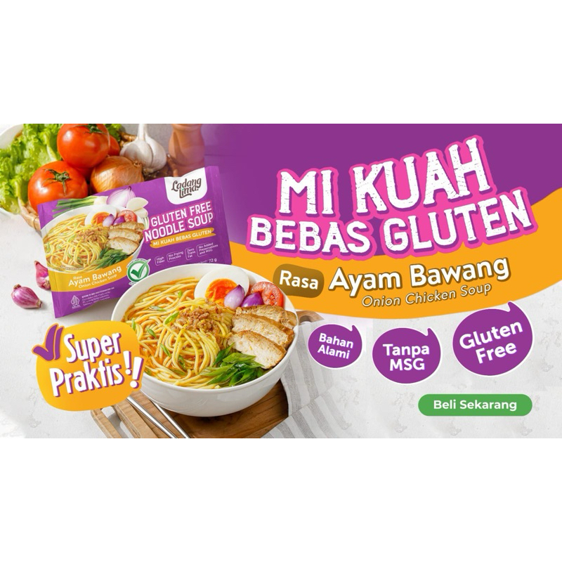 

Ladang Lima Gluten Free Ayam Bawang Noodle