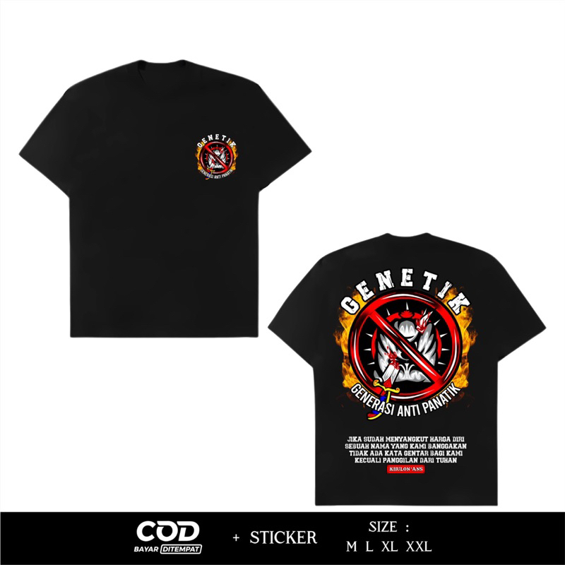 Kaos SH Genetik Generasi Anti Panatik