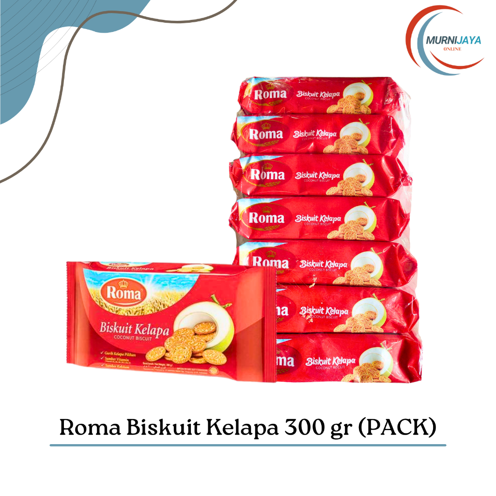 

Roma Biskuit Kelapa 300 gr (PACK - Isi 7 PCS)