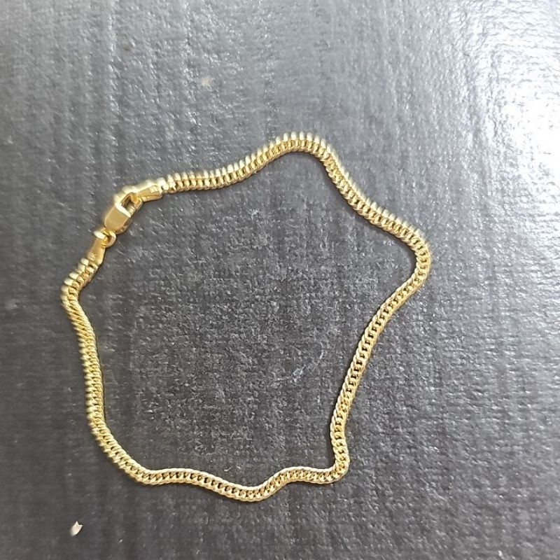 gelang Rantai holo emas 8karat