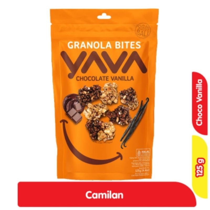 

Yava Granola Bites Choco Vanila 125 g