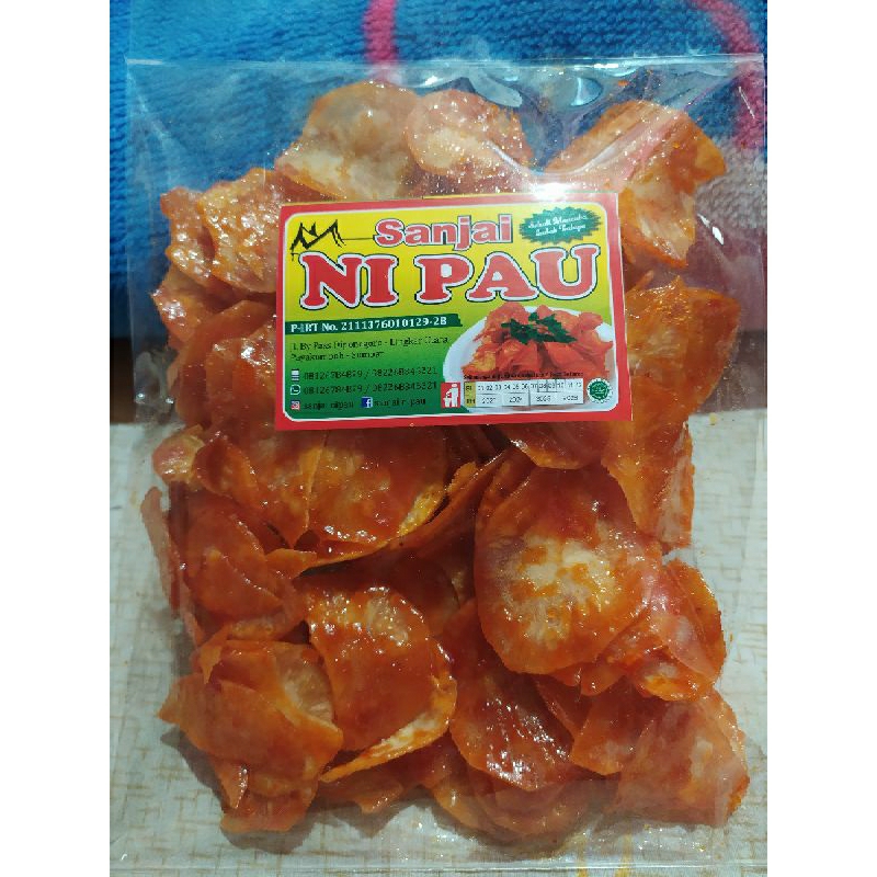 

Keripik Balado (cemilan khas Minang)