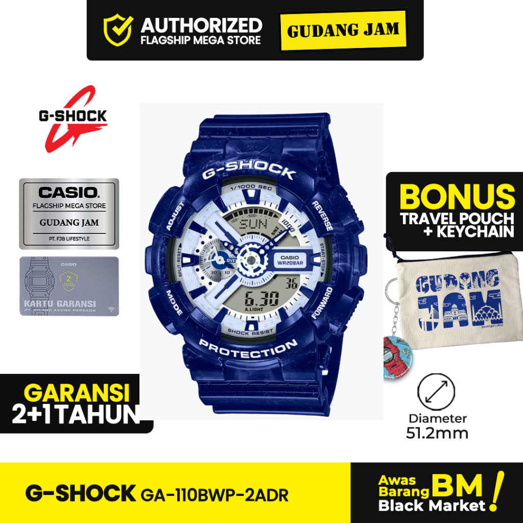 Jam Tangan G-Shock GA-110BWP-2ADR GA-110BWP GA-110 GA110BWP GA 110BWP