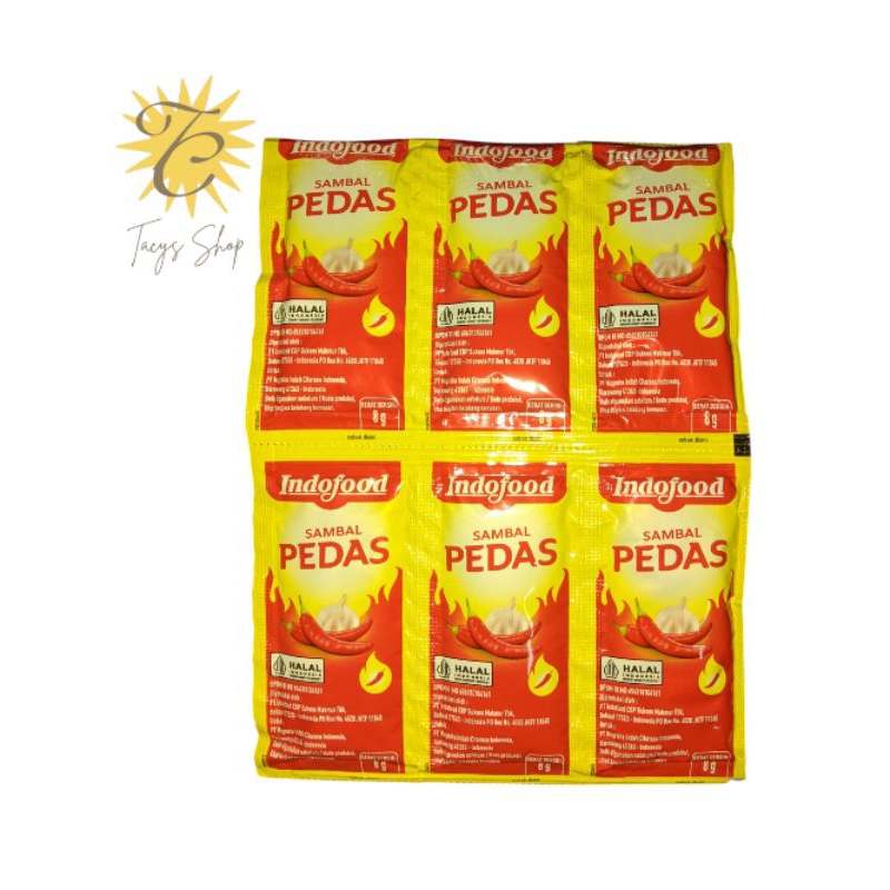 

INDOFOOD SAOS SAMBAL RENCENG 36 SACHET X 8 G