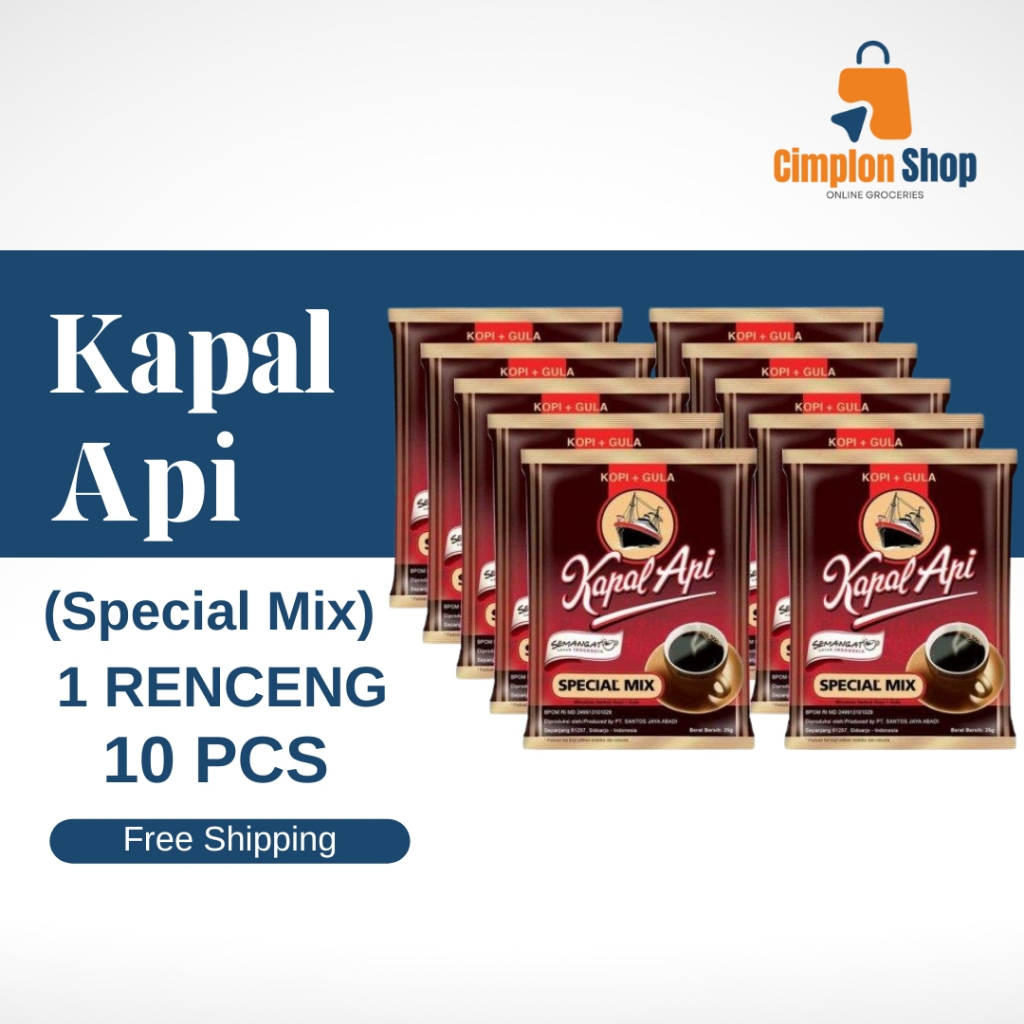 

Kapal Api Special Mix 1 Renceng isi 10 Sachet