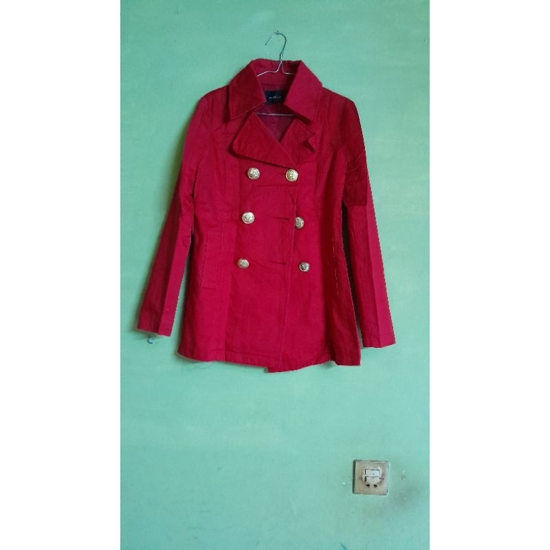 BLAZER COAT MERAH WANITA