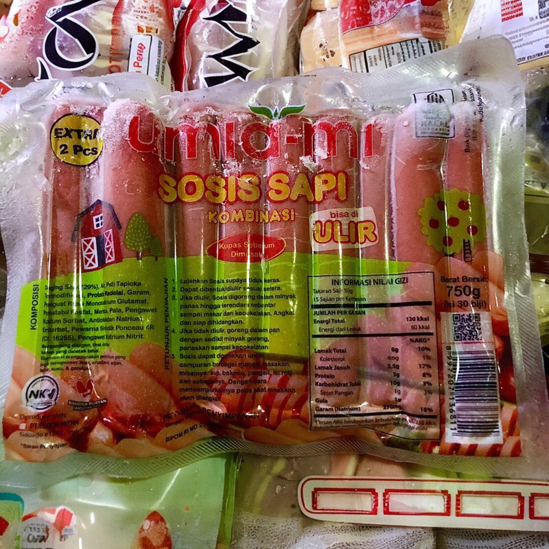 

Umiami Sosis Sapi Ulir (Cocktail isi 50) & (Panjang isi 30)