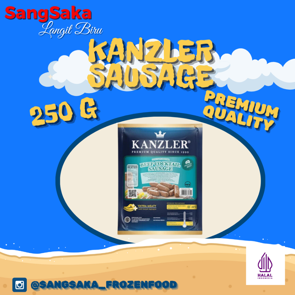 

SOSIS KANZLER BEEF COCKTAIL 250 GRAM