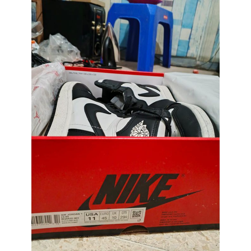 Nike air jordan 1 Retro High 85 Panda Black and White Authentic