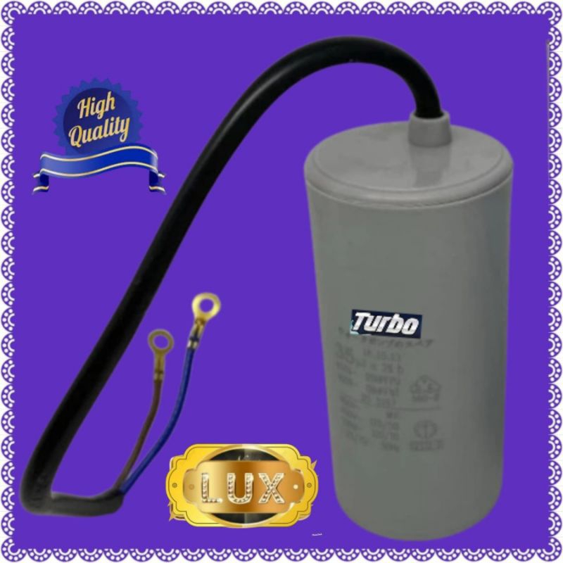 Kapasitor Turbo 35 uf 35mf mesin pompa air CNP capasitor